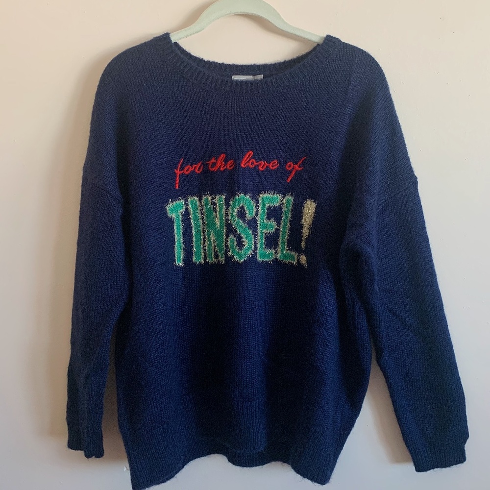 ASOS "For the Love of Tinsel" Christmas Sweater